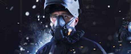 Image showing a person in facemask